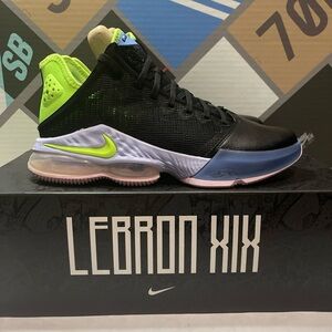 Nike LeBron XIX Black Ghost Green Purple